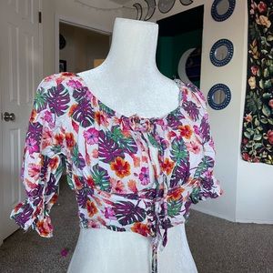 Floral Maiden Crop Top